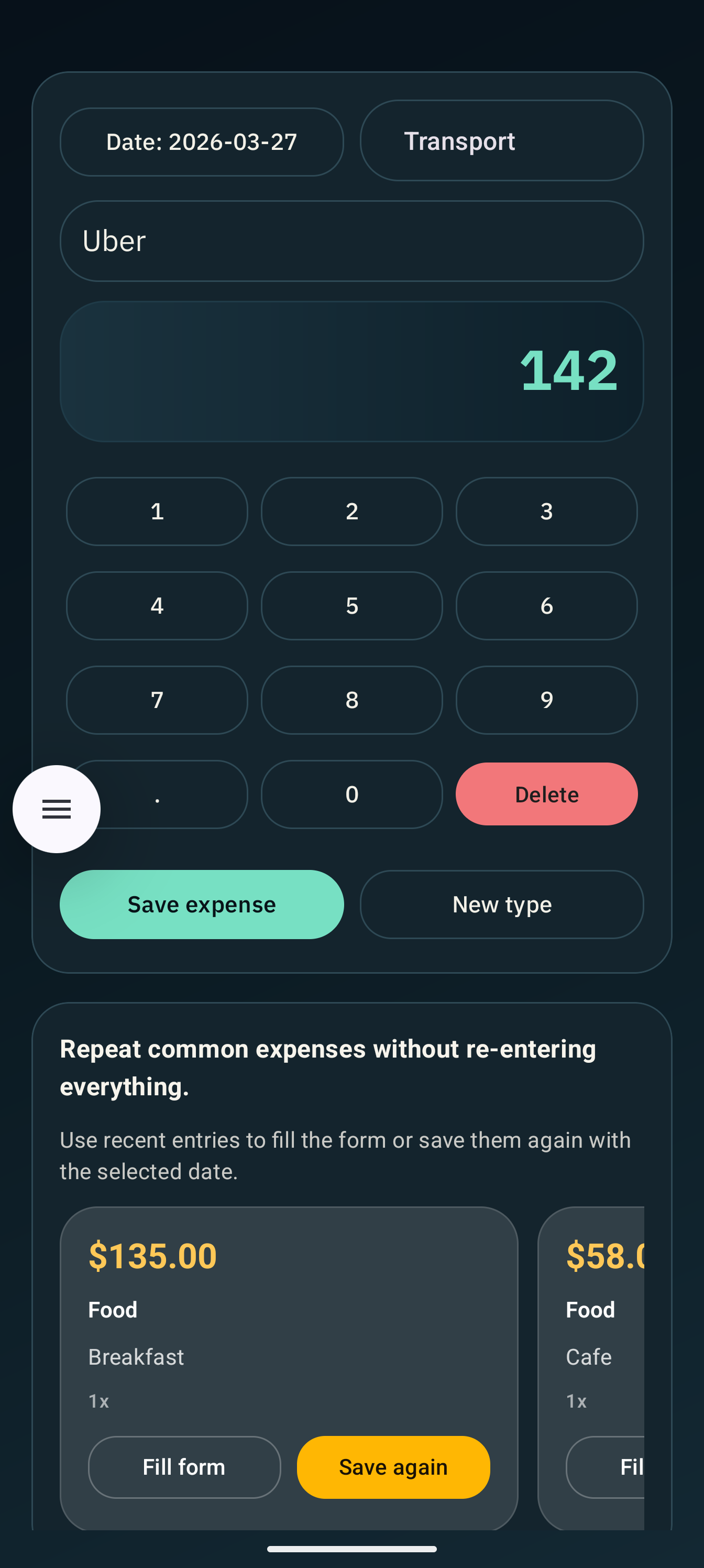 Registra en Smart Expenses